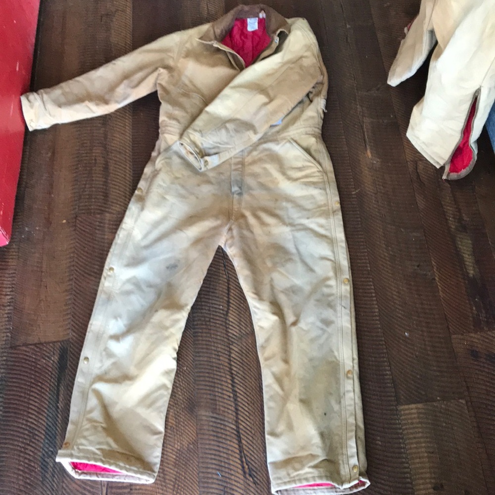 Mens Quilt Lined Carhartt Coveralls